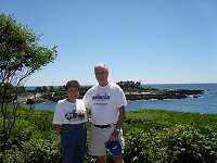 Kennebuk, Maine... George and Barbara Bush missed us, too bad!